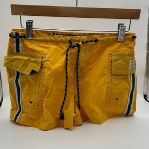 Abercrombie & Fitch Water Shorts Surf Guard Parasurf Drawstring Y2K Size XS